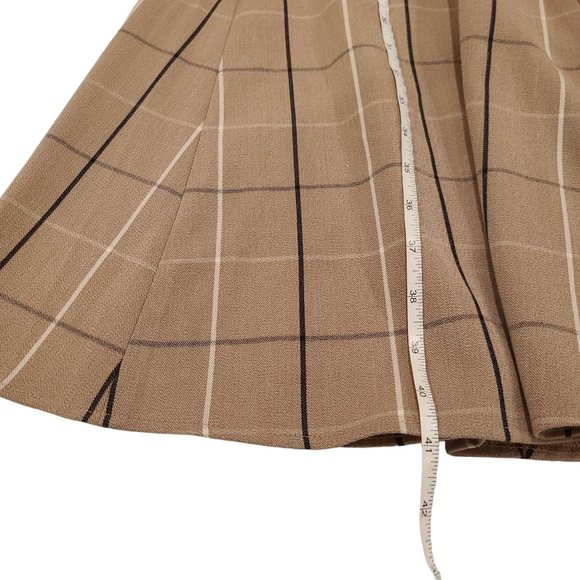 NWT Gal Meets Glam Collection Eva Plaid Midi Dress Size 6 - Picture 10 of 10